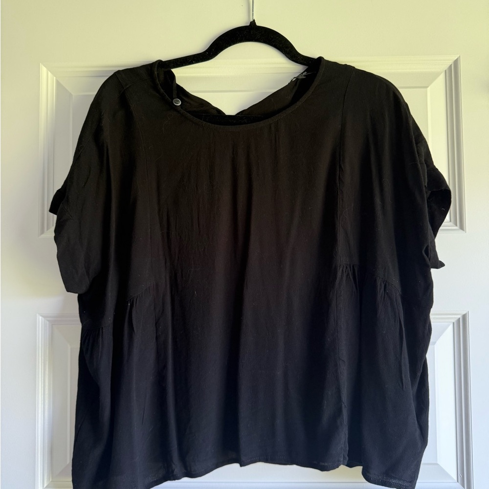 Madewell Black Boxy Relaxed T-Shirt